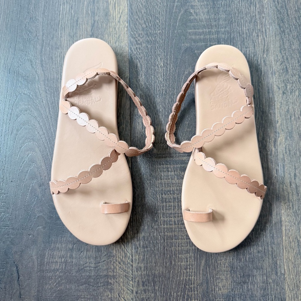NIB Ancient Greek Sandals Aura Natural | Size: 39 - Picture 4 of 8